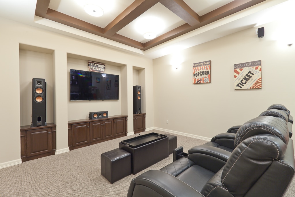 rgv, rgv new homes, real estate, entertainment, entertaining room, home, tv room, surround music system, home buyer, innovative construction